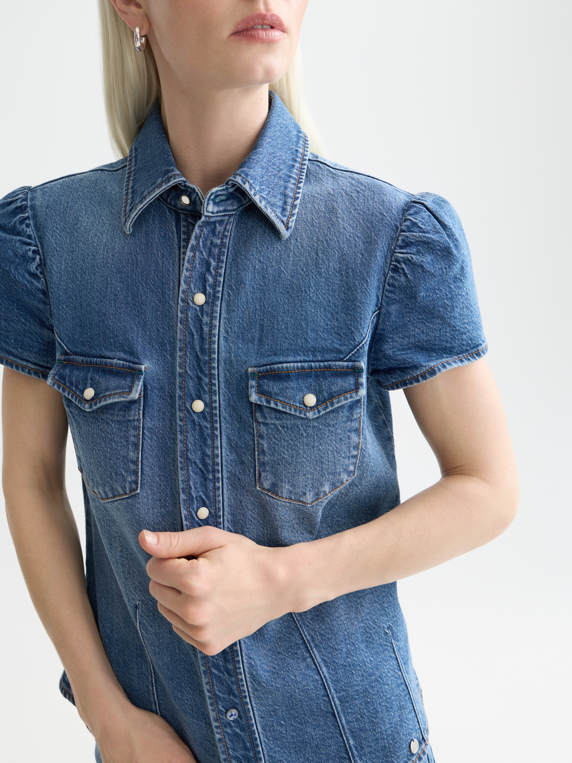 Fitted denim shirt - Scotch & Soda AU