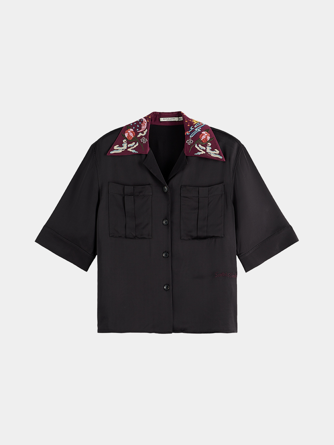 Embroidered short sleeve shirt - Scotch & Soda AU
