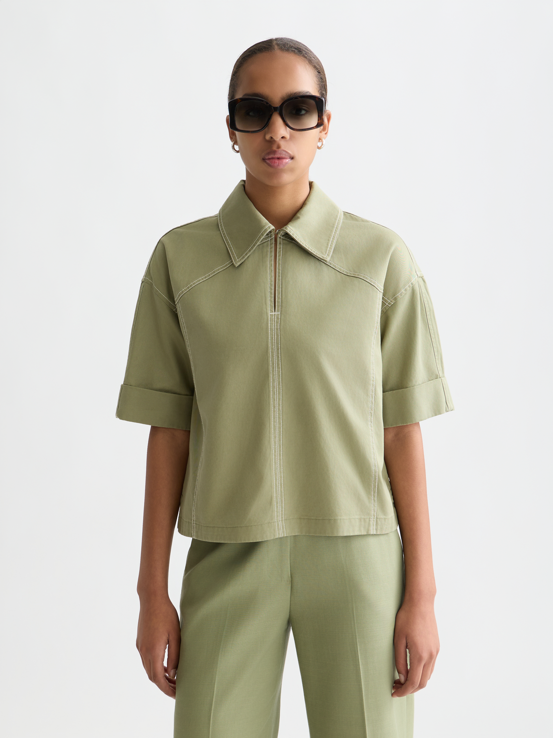 Short-sleeved utility shirt - Scotch & Soda AU