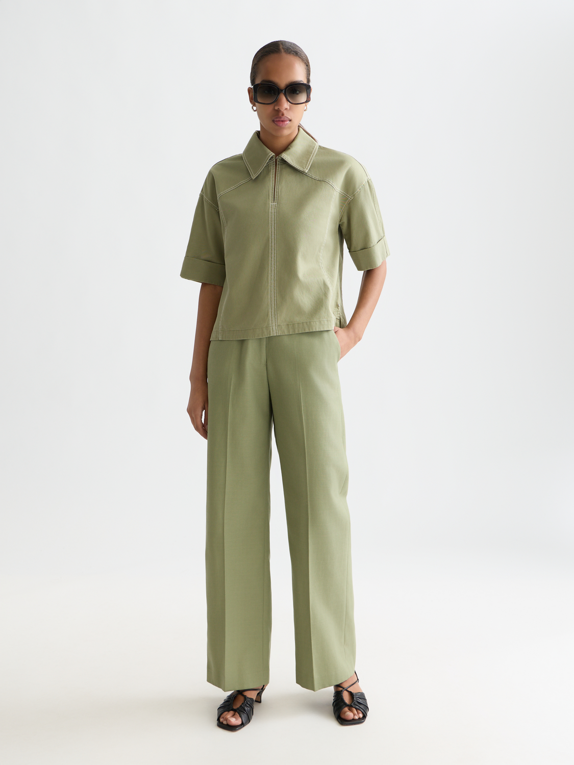 Short-sleeved utility shirt - Scotch & Soda AU