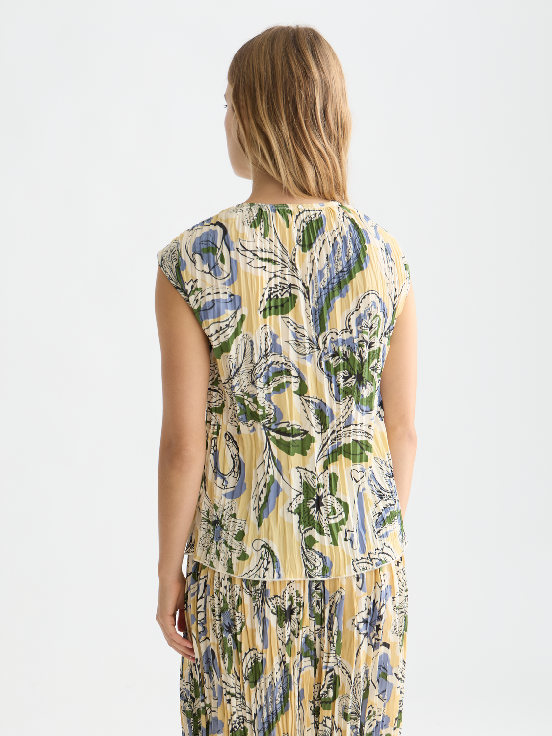 Stripe trim relaxed knitted vest - Scotch & Soda AU