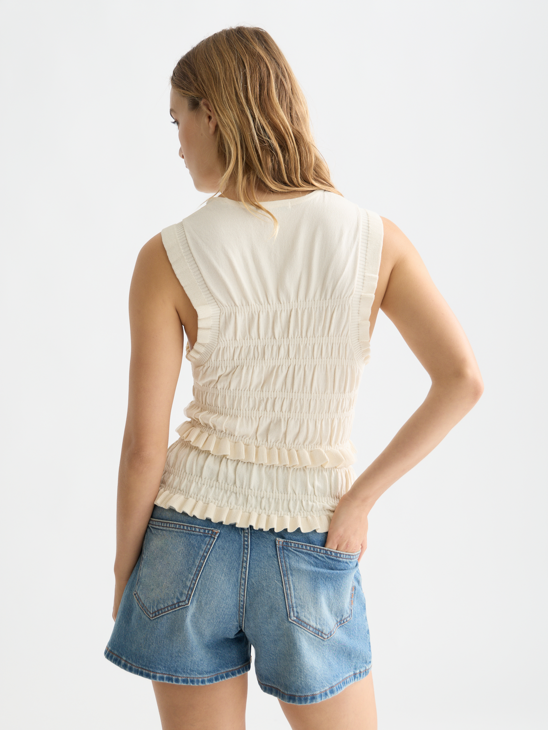 Smock stitched tank - Scotch & Soda AU