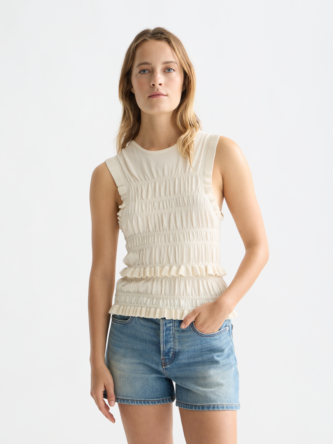 Smock stitched tank - Scotch & Soda AU