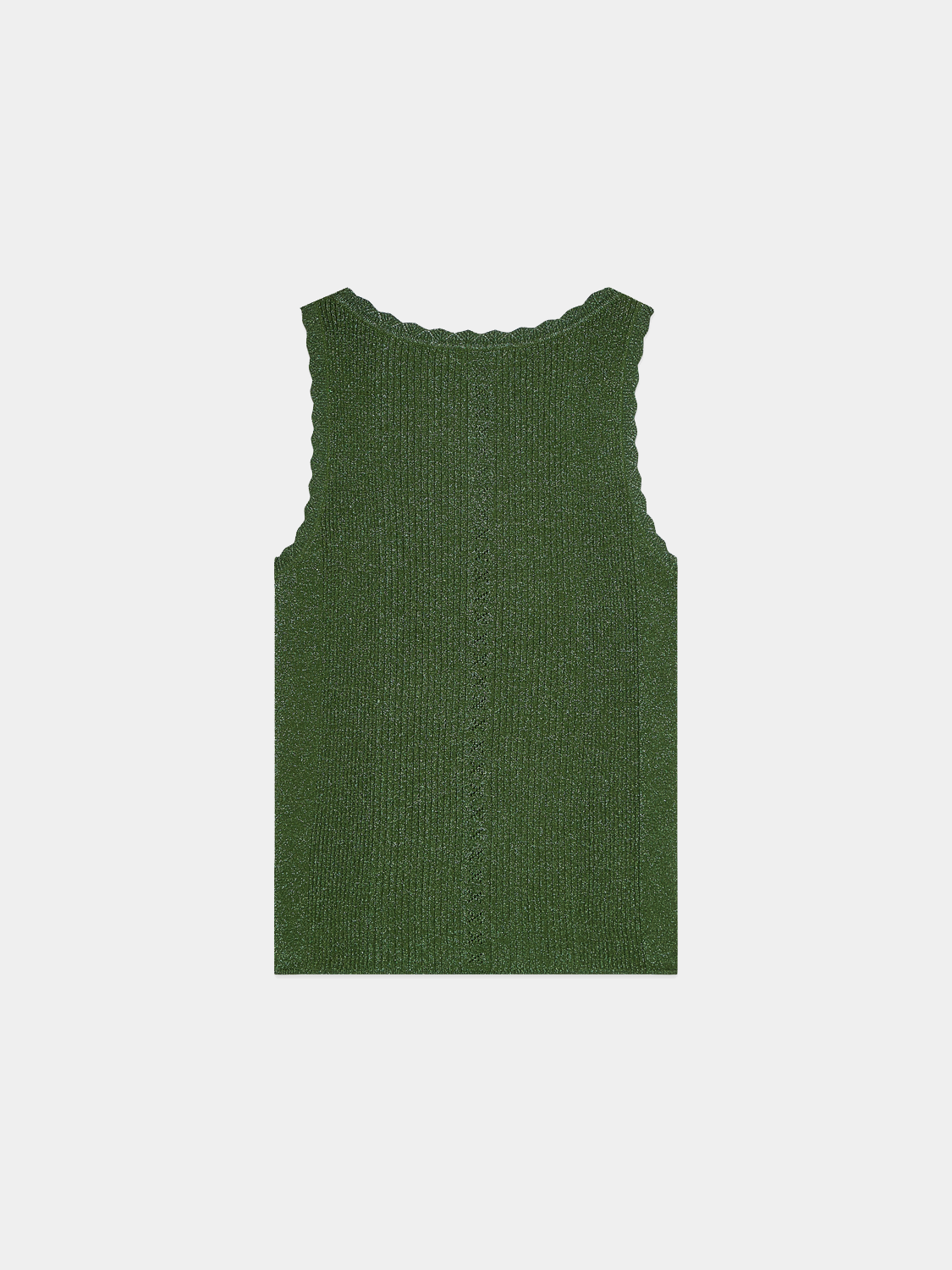 Metallic ribbed tank - Scotch & Soda AU