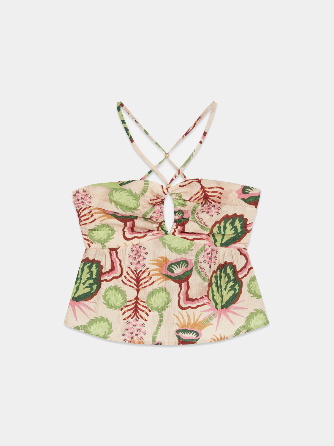 Seersucker halter tank - Scotch & Soda AU