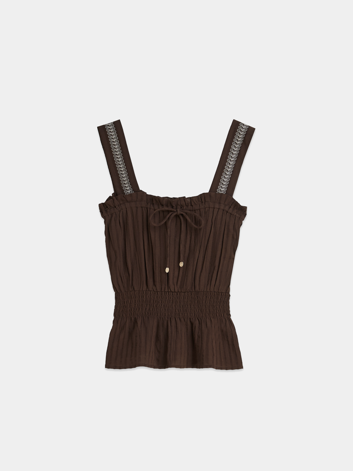 Smocked waist tank - Scotch & Soda AU