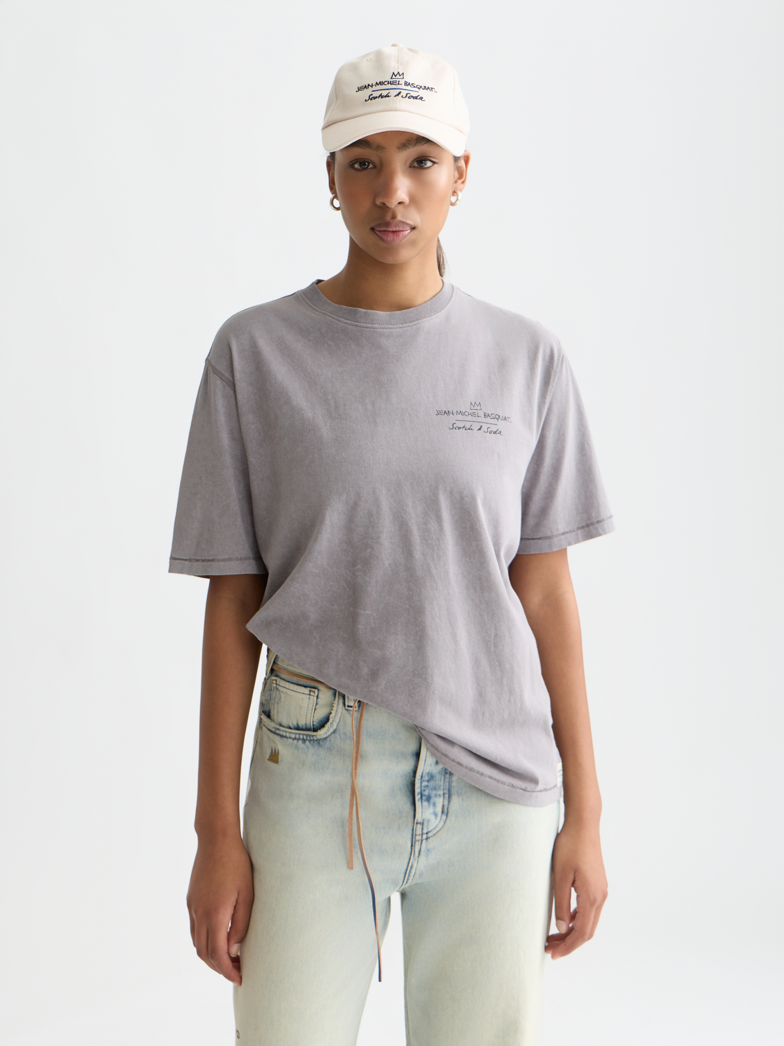 Basquiat loose-fit T-shirt - Scotch & Soda AU