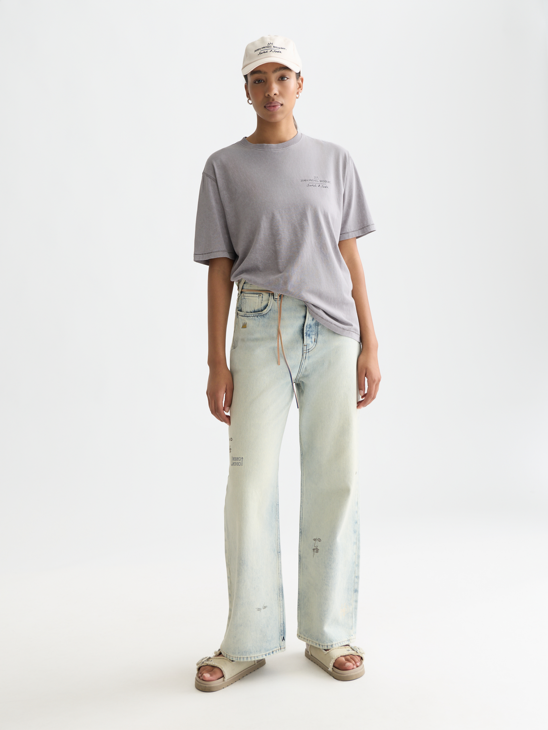 Basquiat loose-fit T-shirt - Scotch & Soda AU