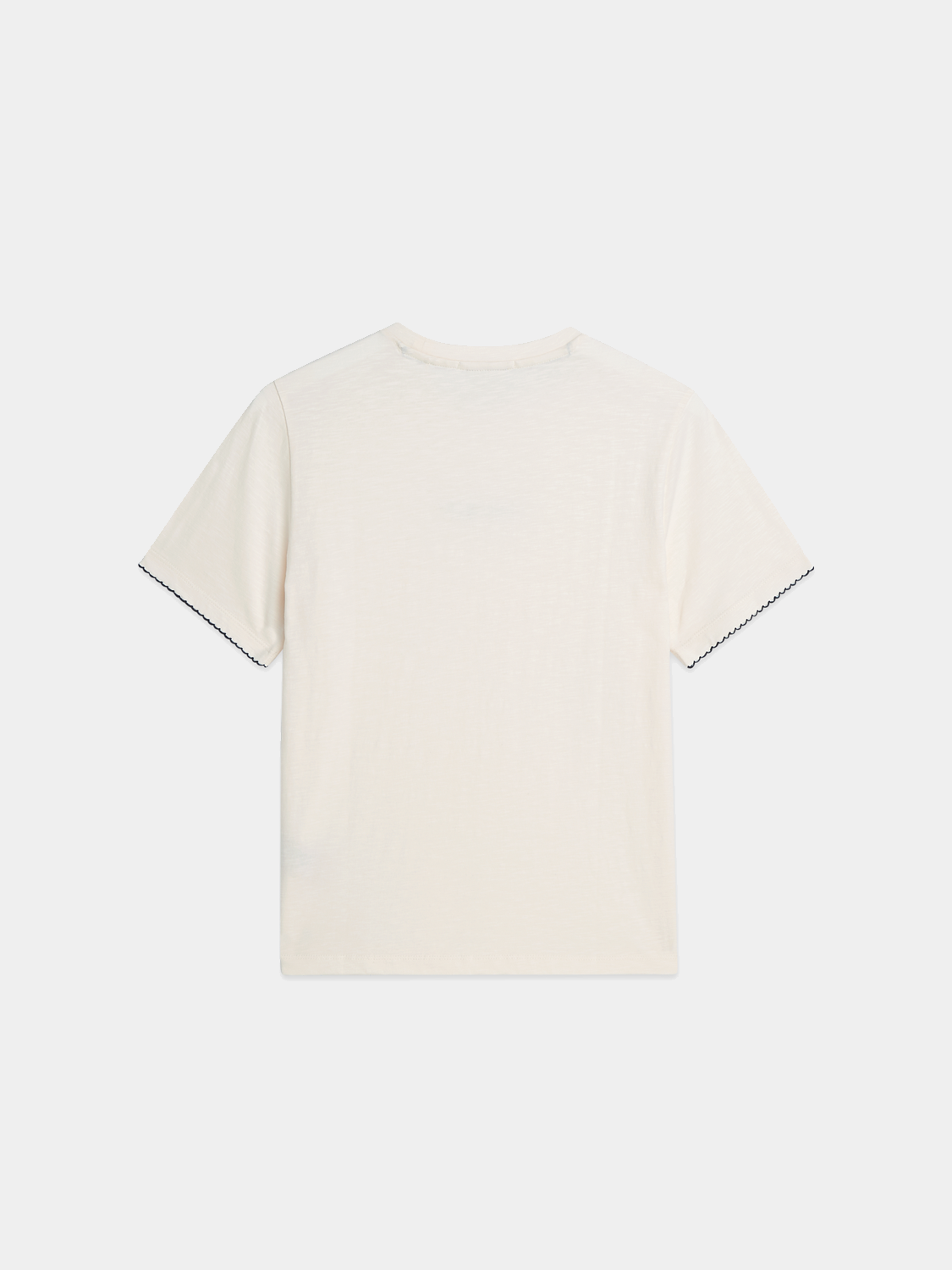 Embroidered slub t-shirt - Scotch & Soda AU