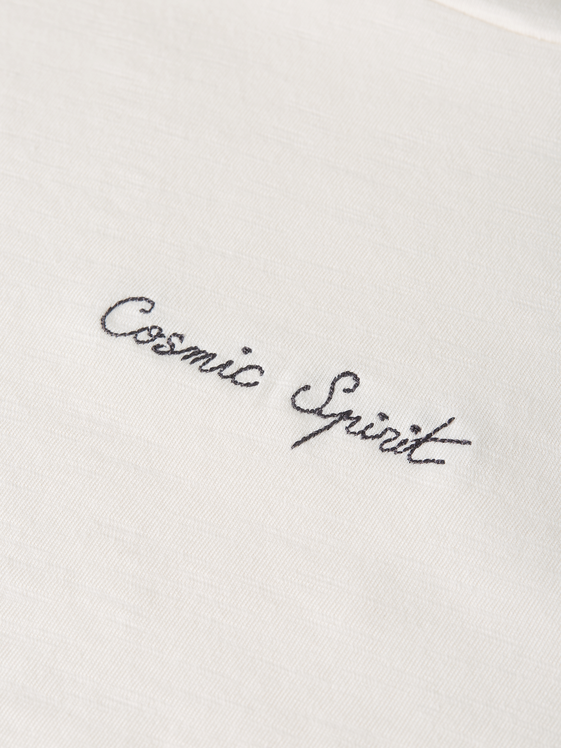 Embroidered slub t-shirt - Scotch & Soda AU