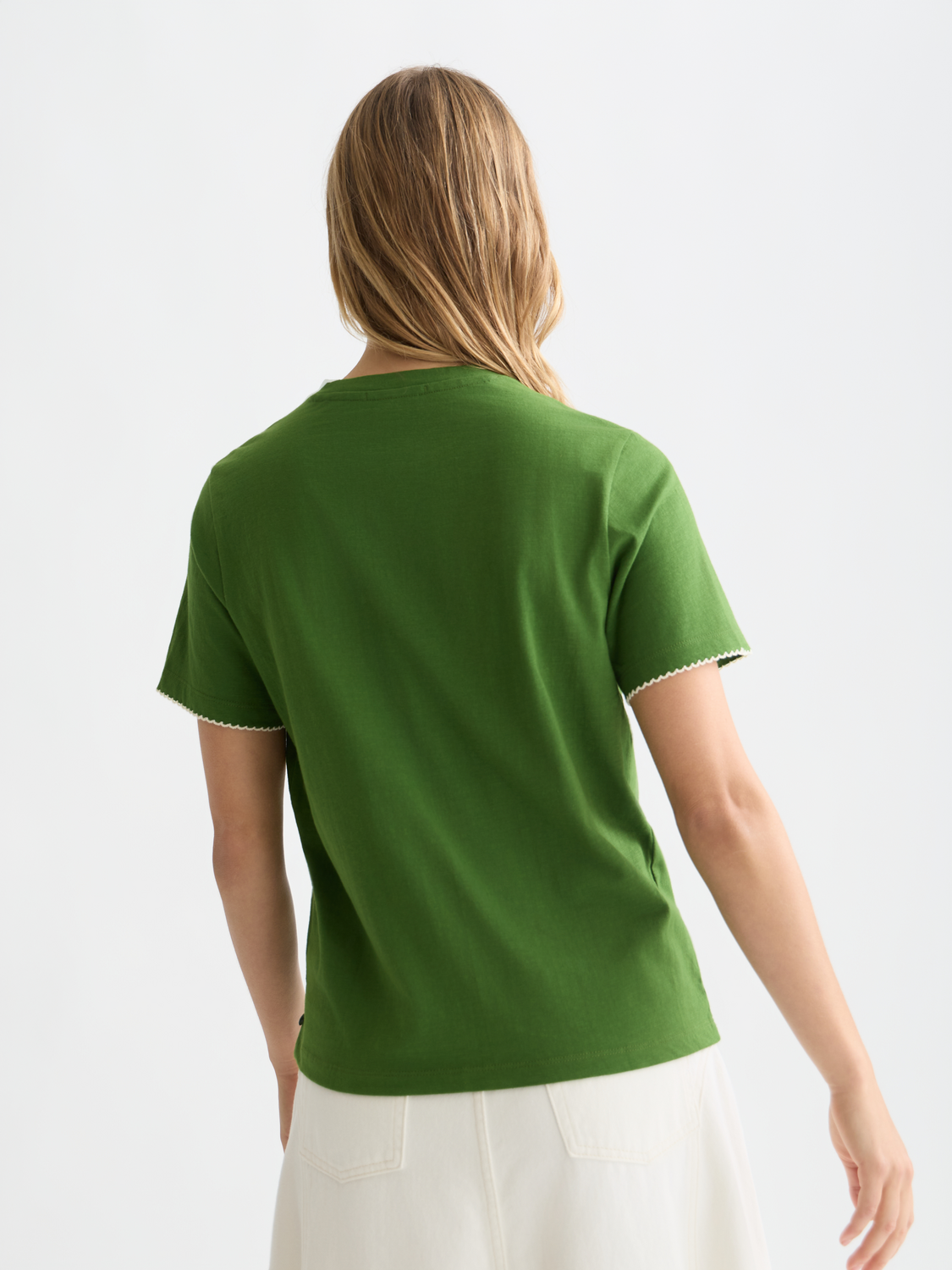 Embroidered slub t-shirt - Scotch & Soda AU