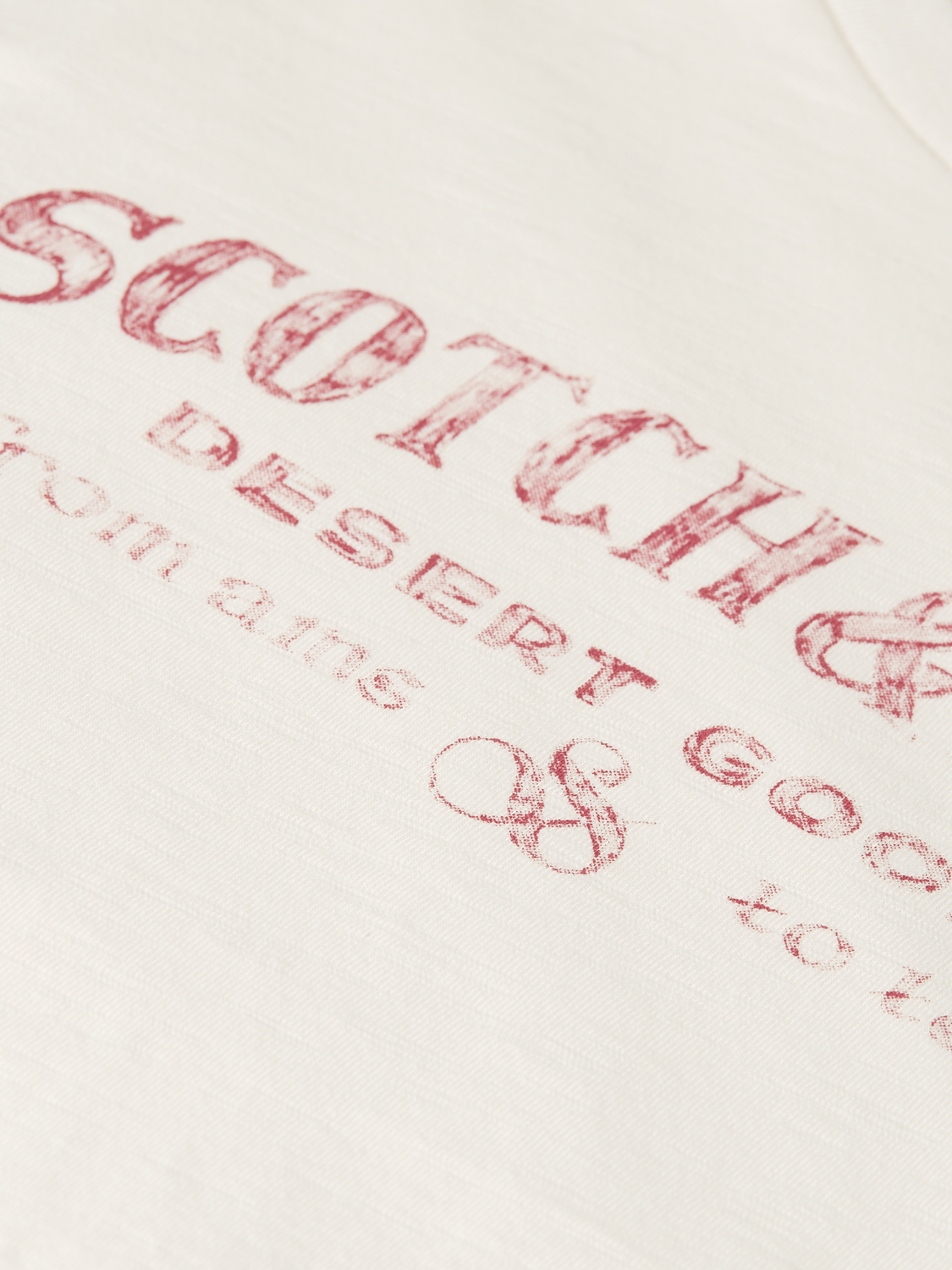 Knotted artwork t-shirt - Scotch & Soda AU