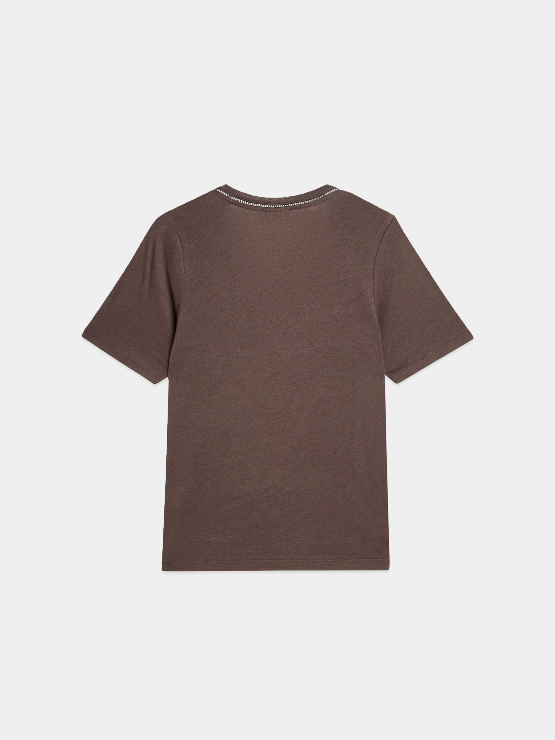 Linen v-neck t-shirt - Scotch & Soda AU