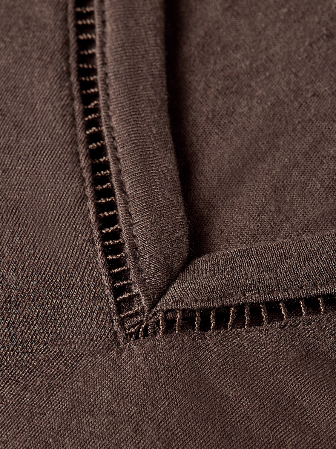 Linen v-neck t-shirt - Scotch & Soda AU