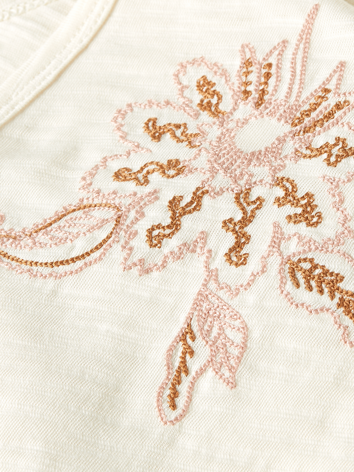 Embroidered v-neck t-shirt - Scotch & Soda AU