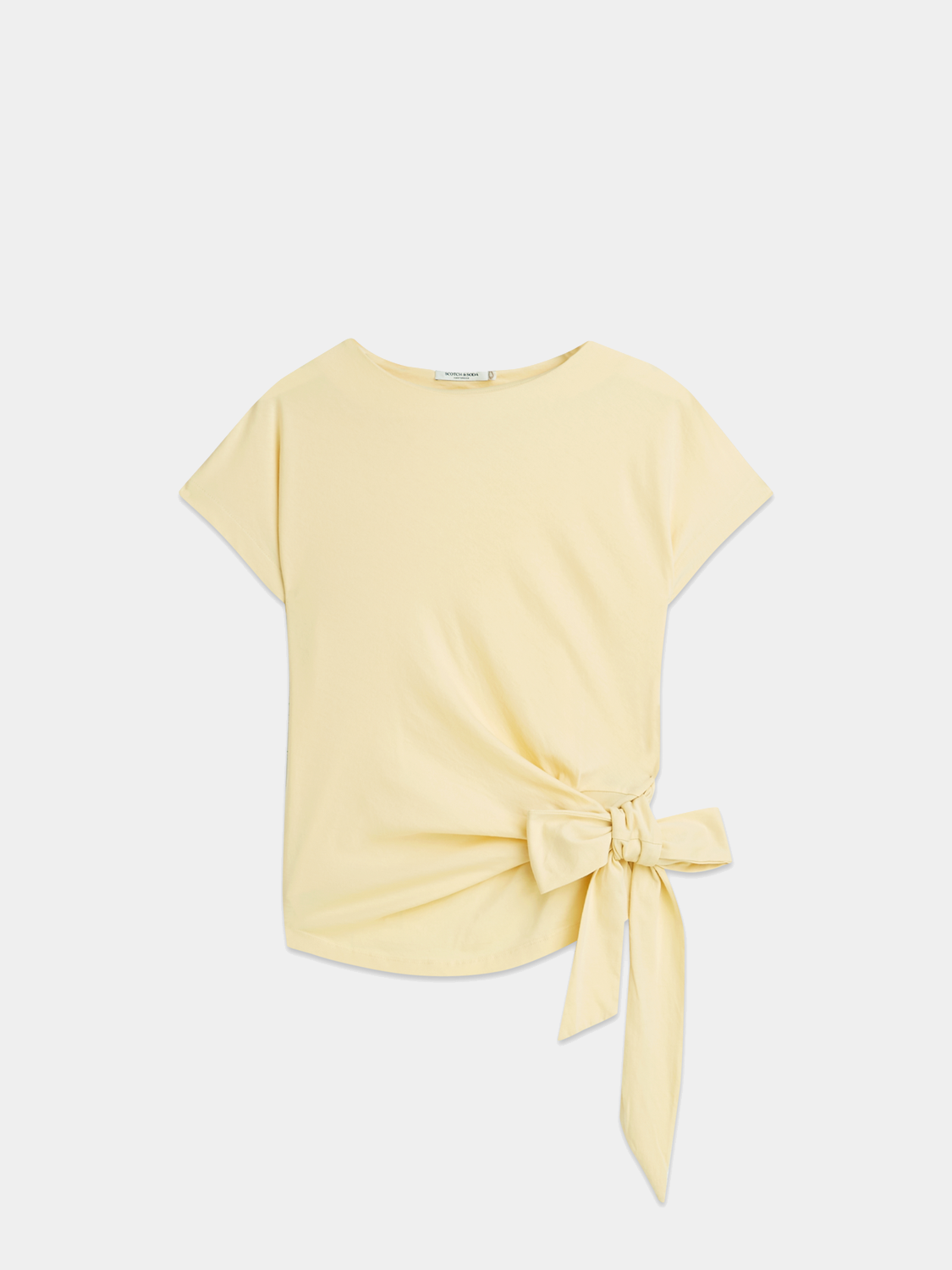 Knotted t-shirt - Scotch & Soda AU