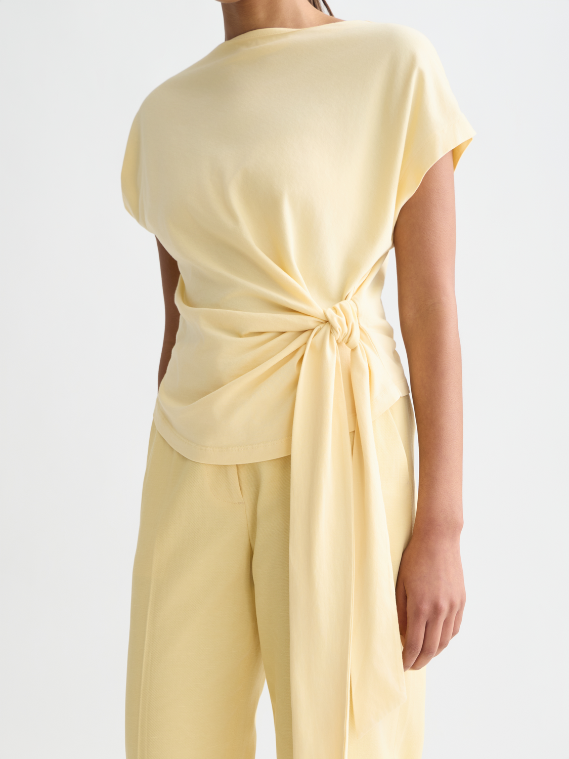 Knotted t-shirt - Scotch & Soda AU