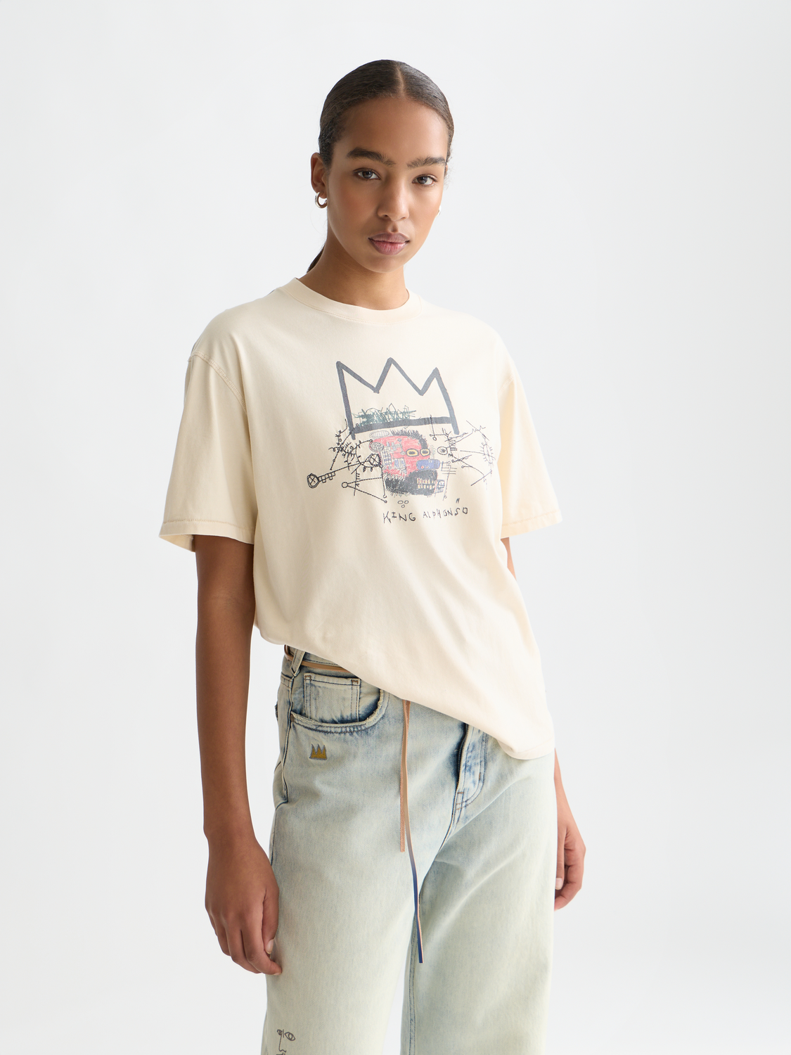 Basquiat artwork T-shirt - Scotch & Soda AU