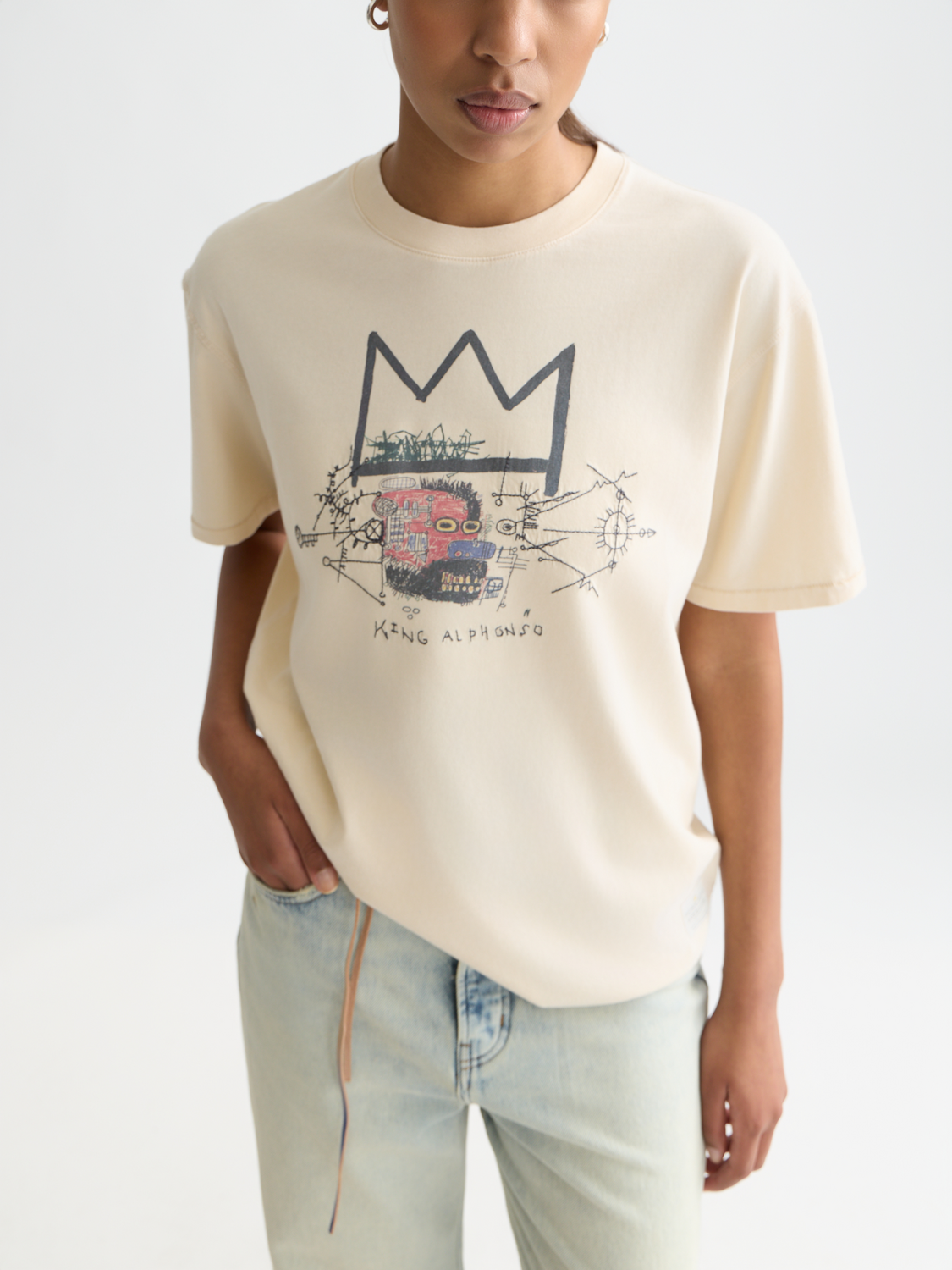Basquiat artwork T-shirt - Scotch & Soda AU