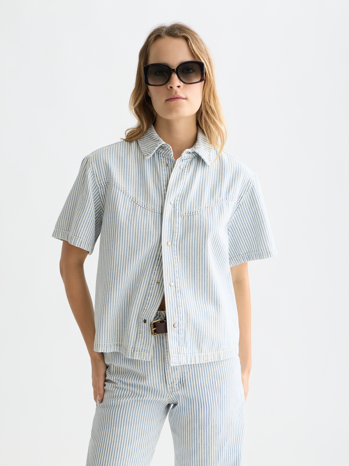 Short sleeved denim shirt - Scotch & Soda AU