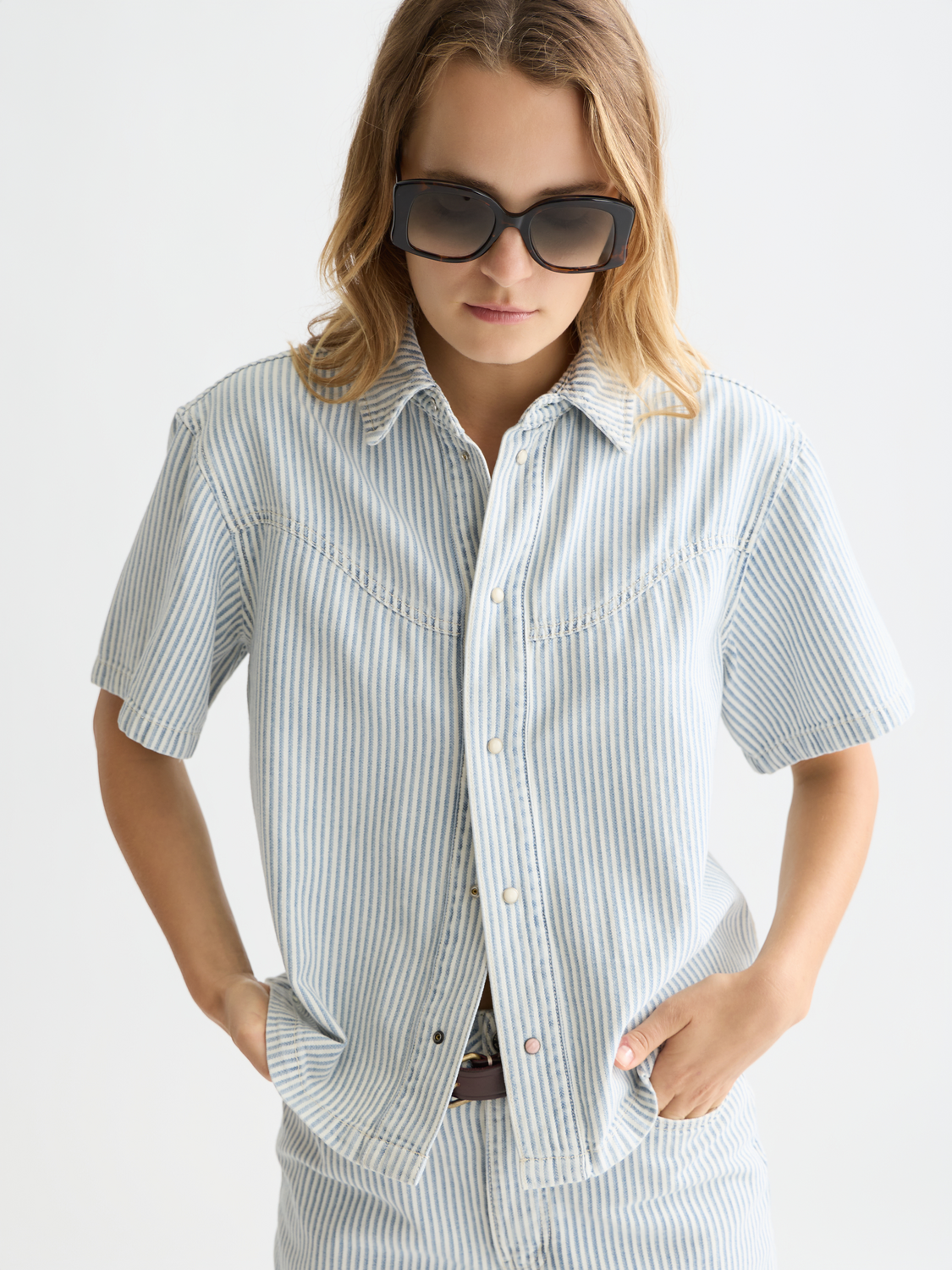 Short sleeved denim shirt - Scotch & Soda AU