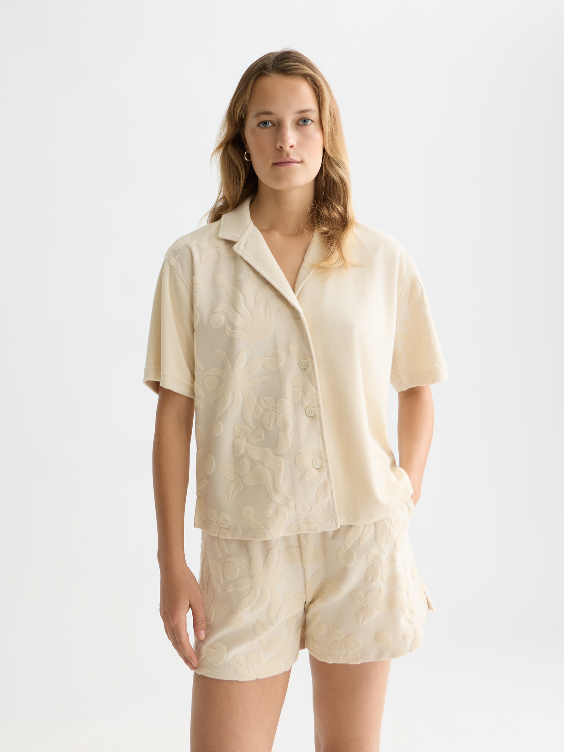 Towelling short sleeved shirt - Scotch & Soda AU