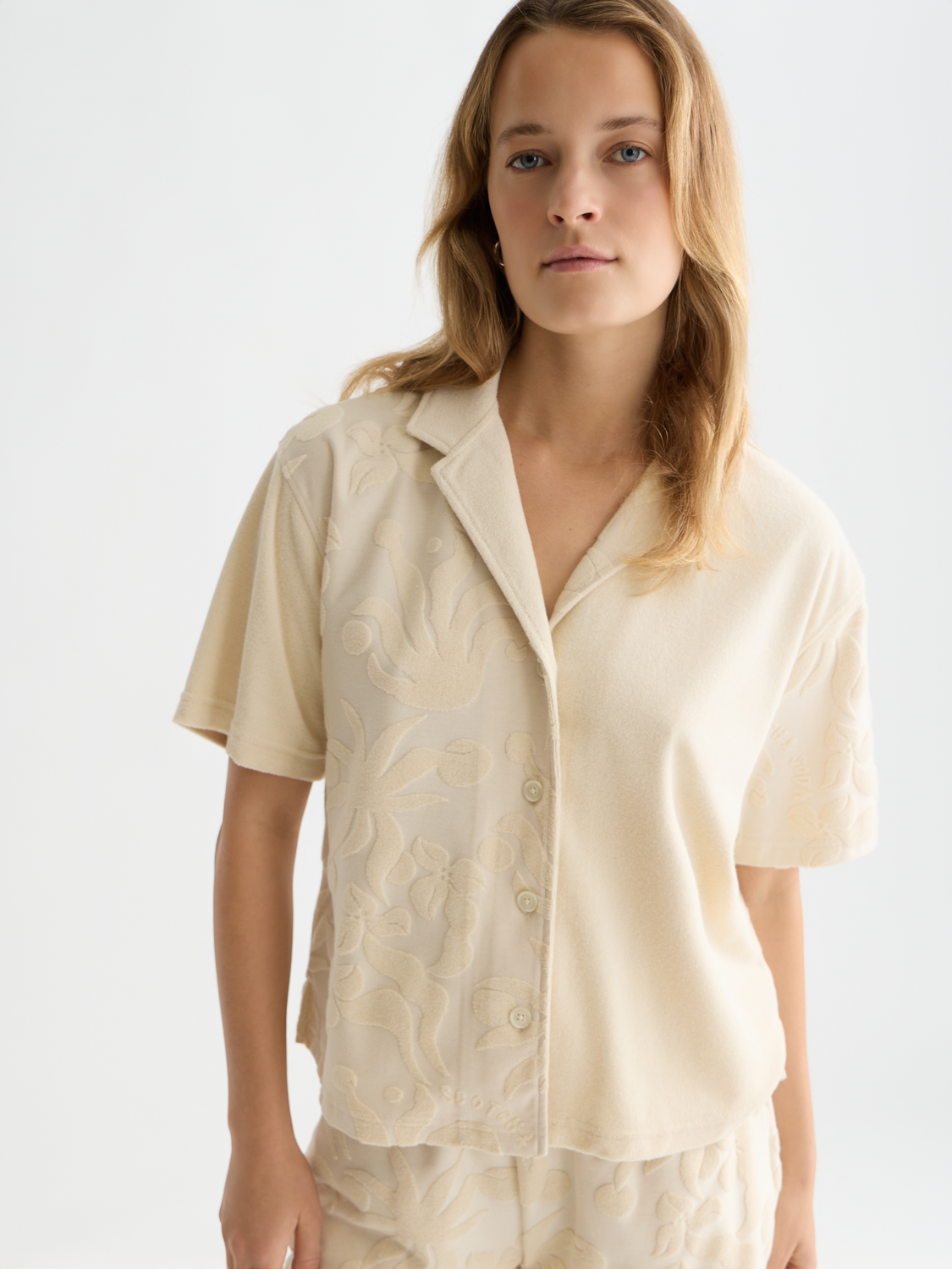 Towelling short sleeved shirt - Scotch & Soda AU