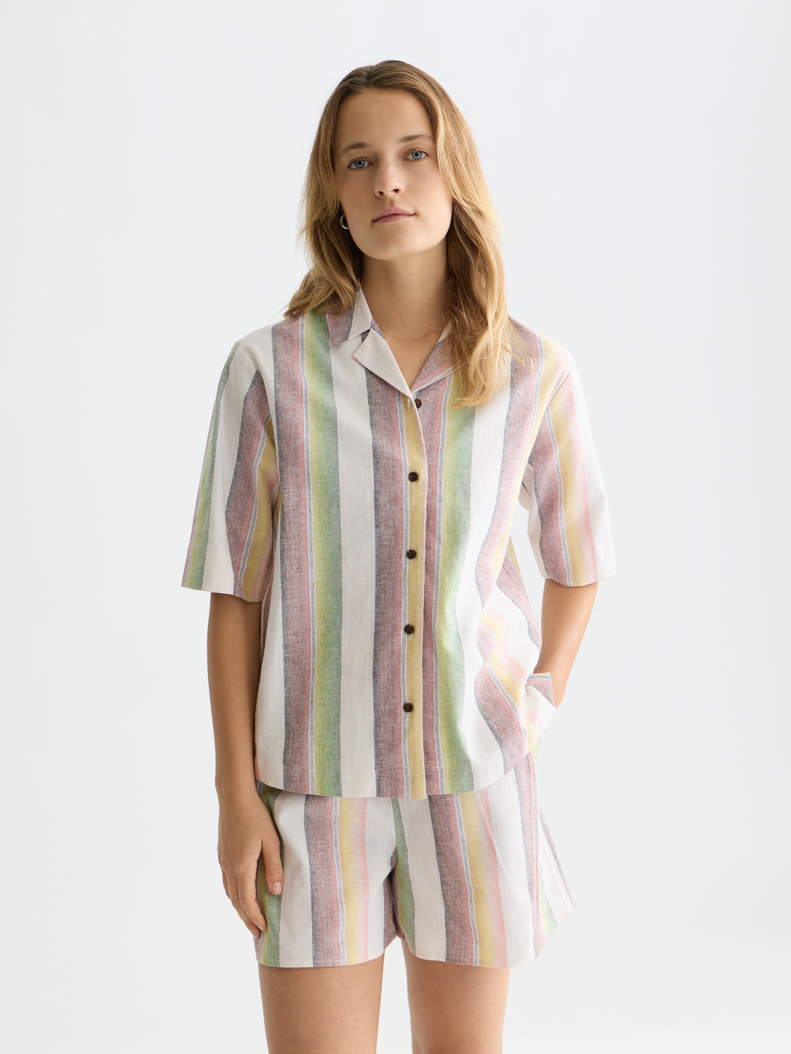 Striped short sleeve shirt - Scotch & Soda AU