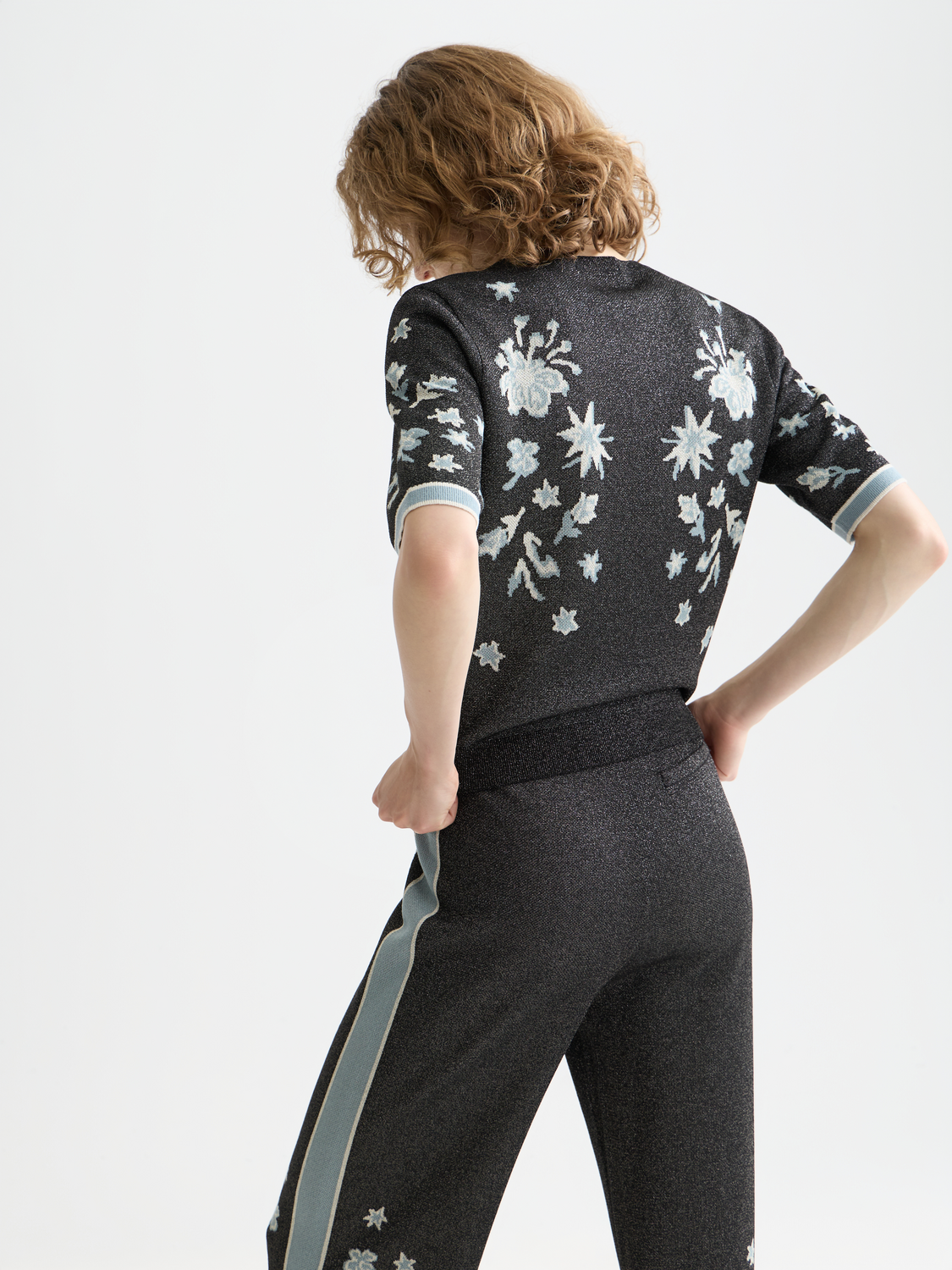 Jacquard short sleeved top - Scotch & Soda AU