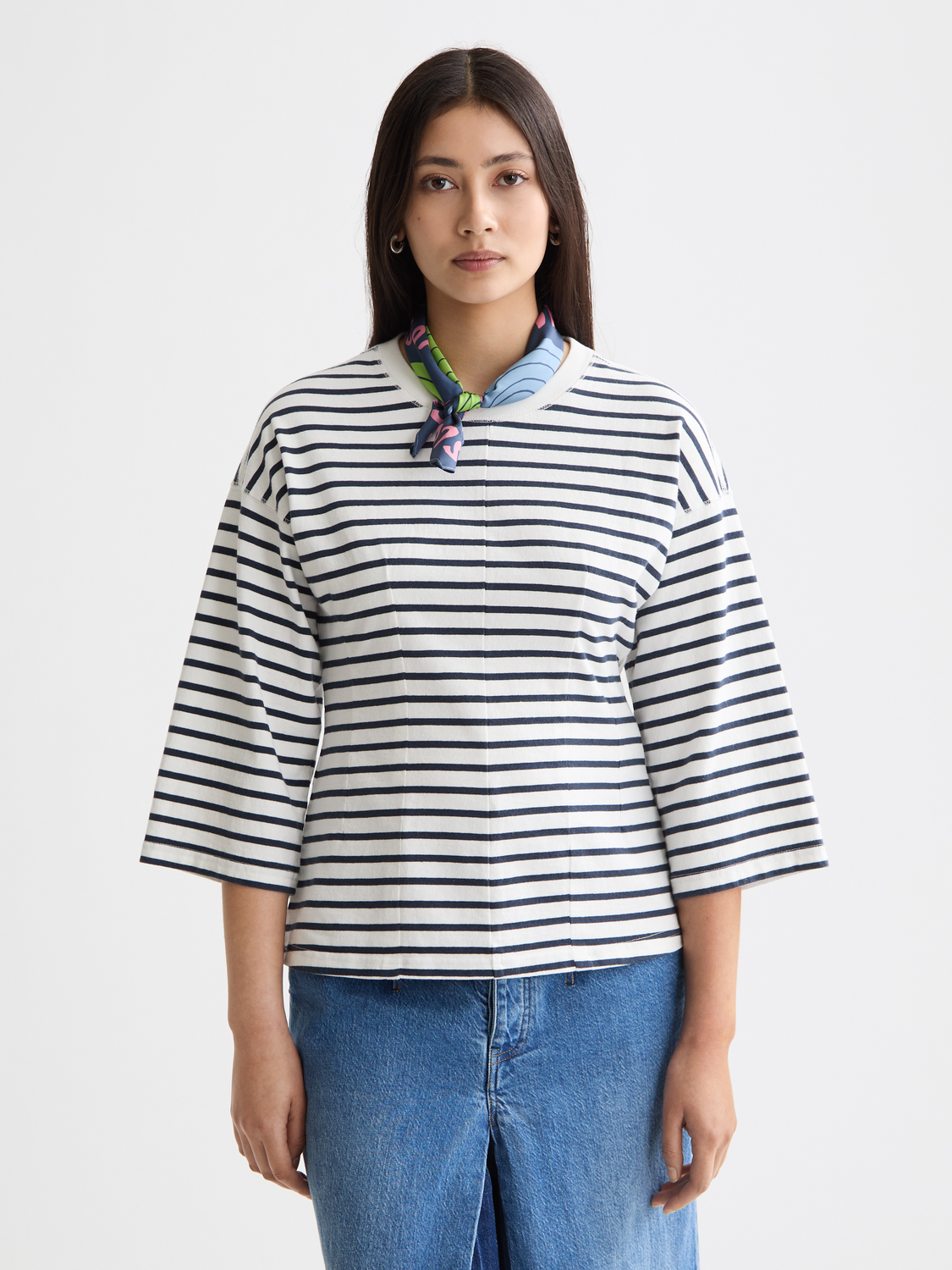 Washed striped breton top - Scotch & Soda AU