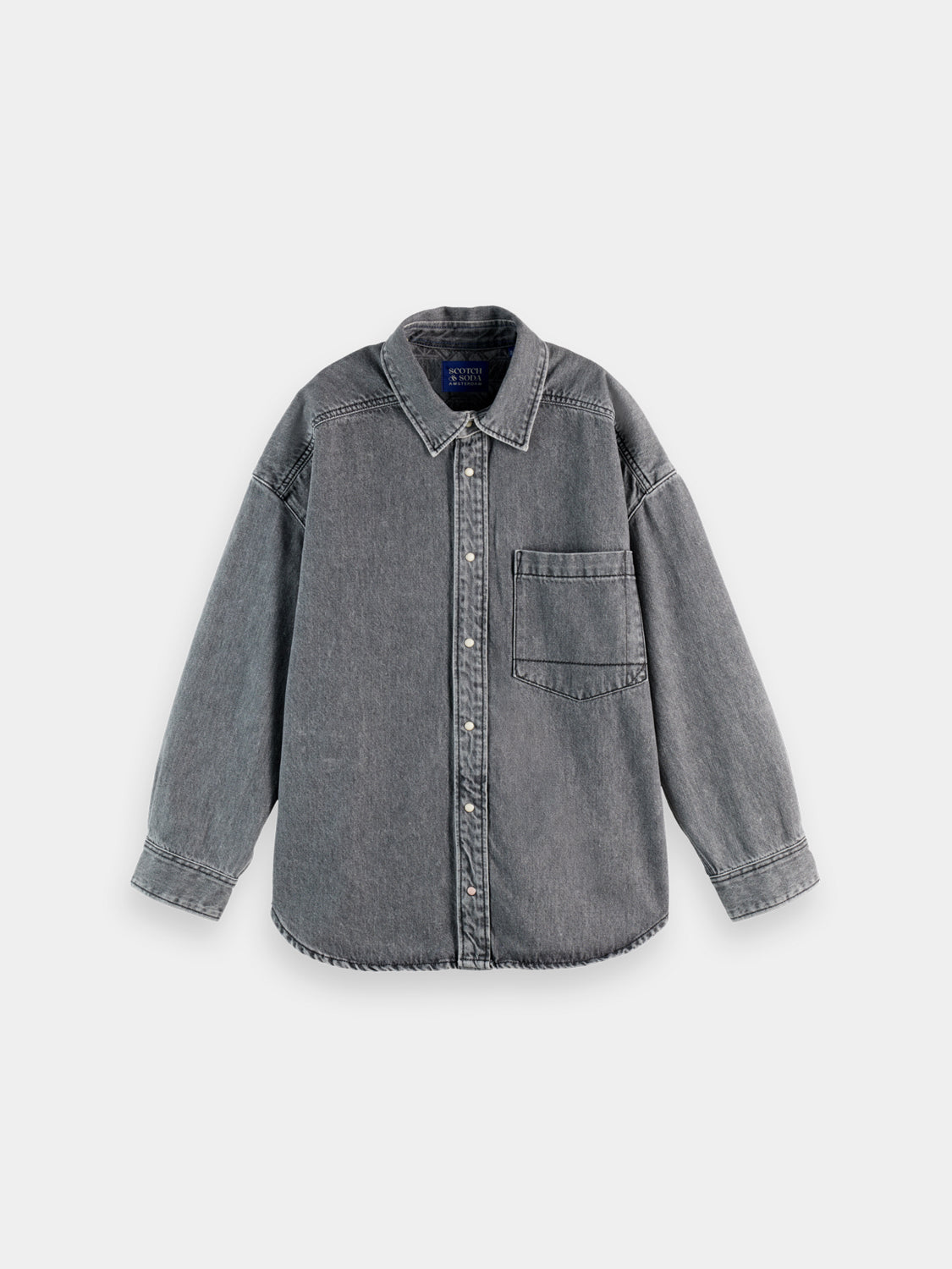 Washed denim overshirt - Scotch & Soda AU