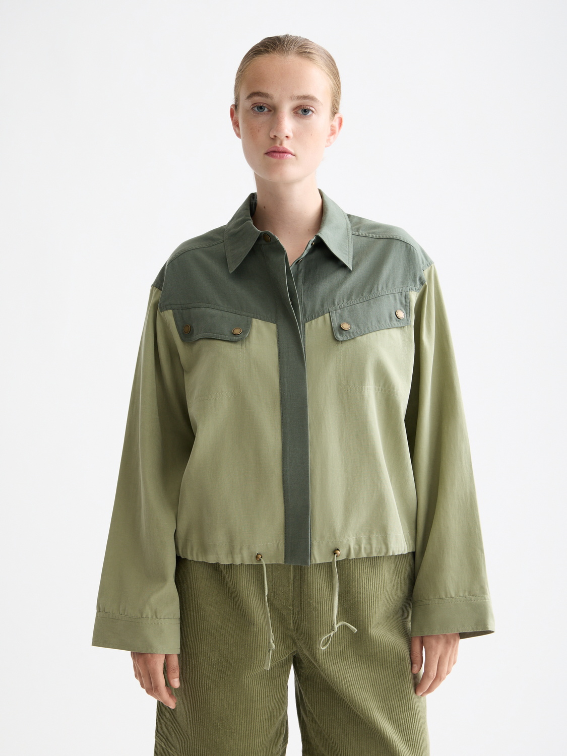 Contrast colour utility shirt - Scotch & Soda AU