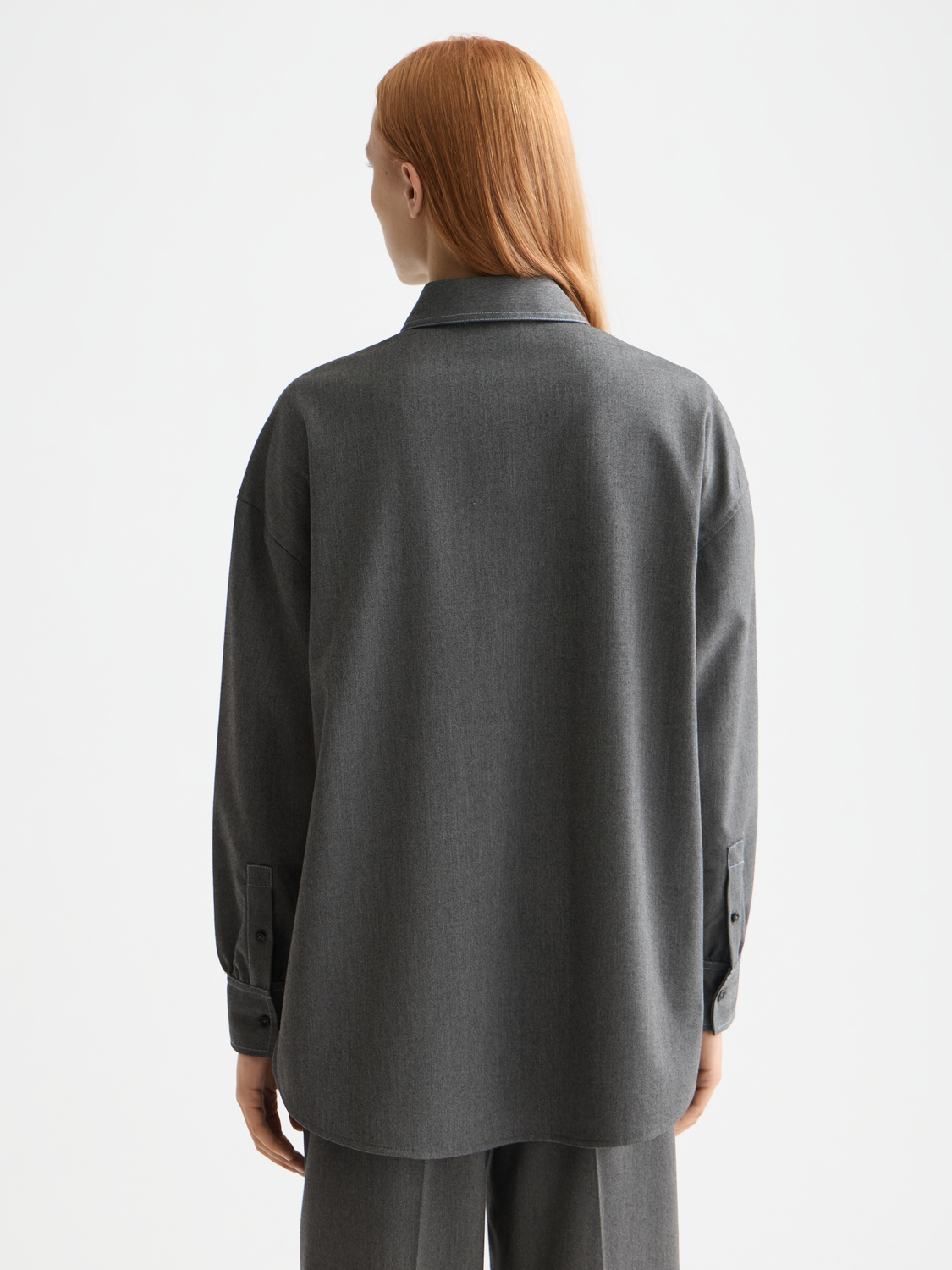 Girlfriend herringbone shirt - Scotch & Soda AU