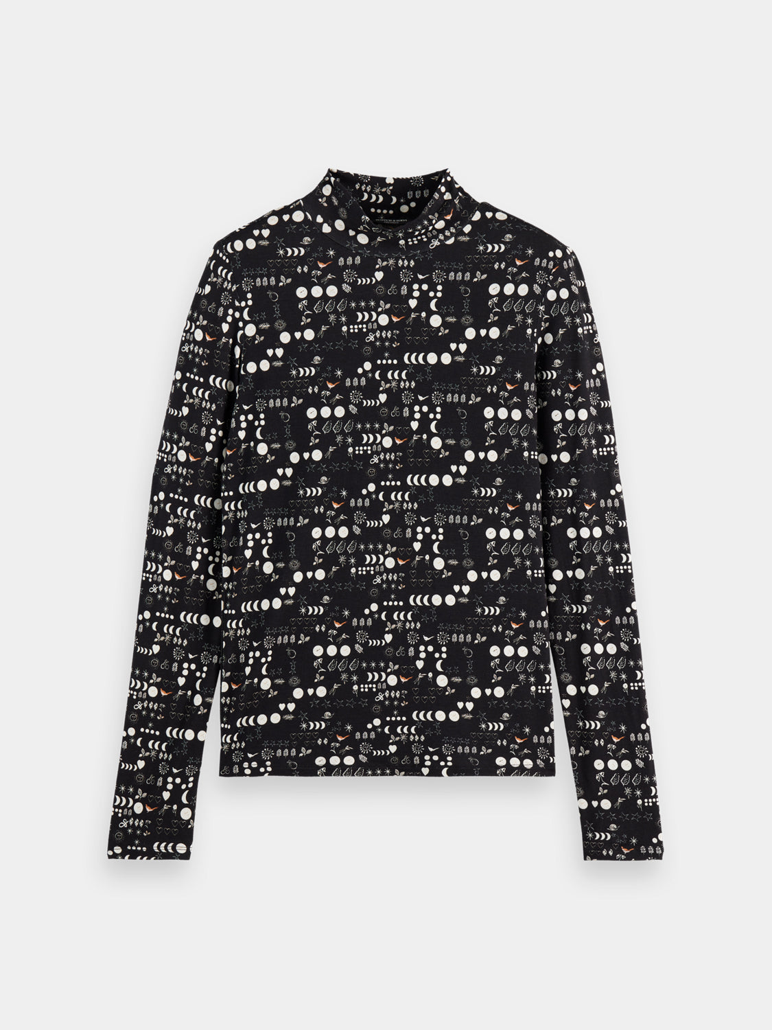 Printed mock neck - Scotch & Soda AU