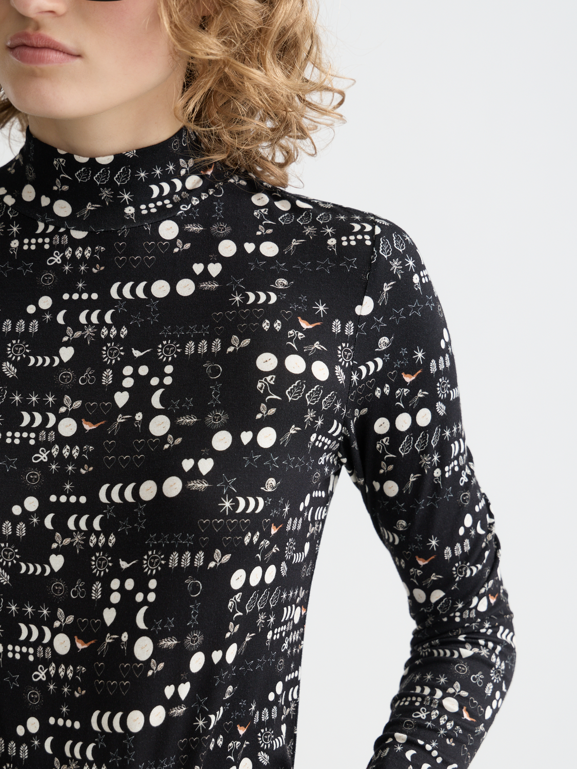 Printed mock neck - Scotch & Soda AU