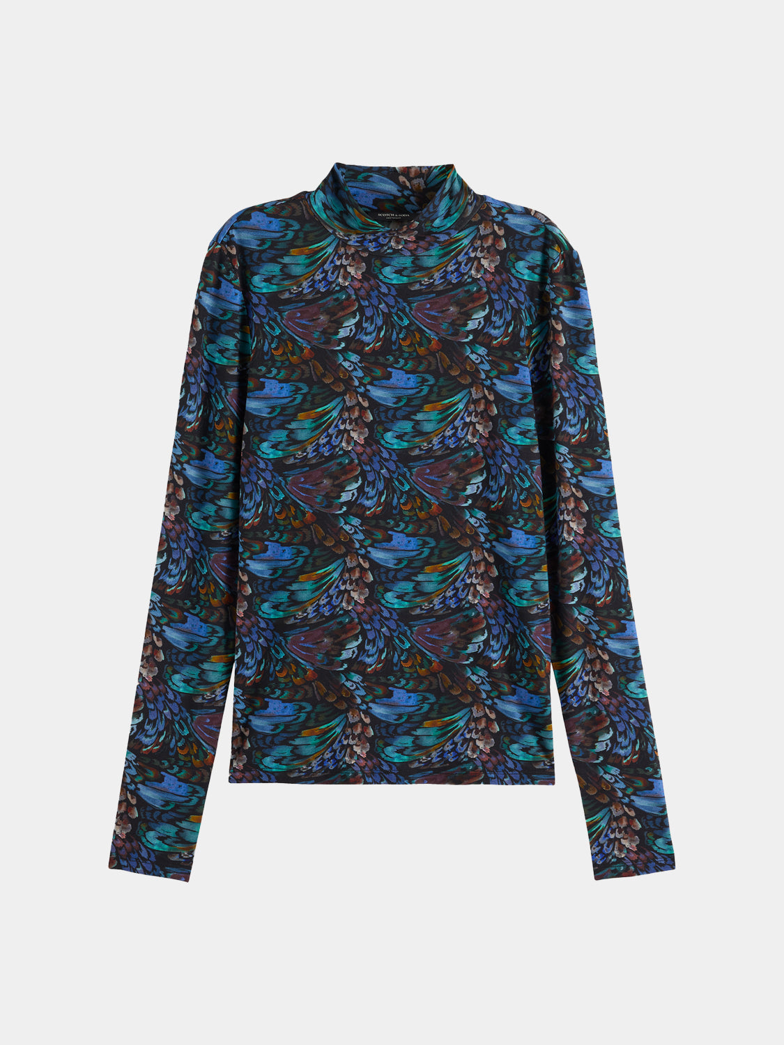 Printed mock neck - Scotch & Soda AU