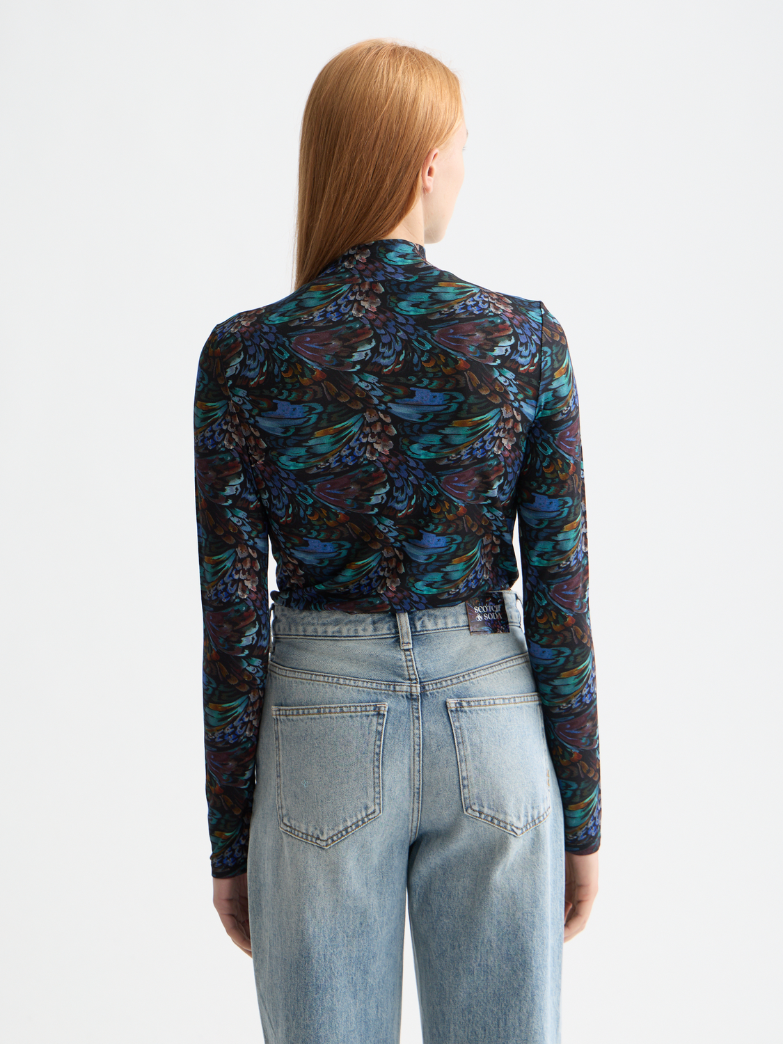 Printed mock neck - Scotch & Soda AU