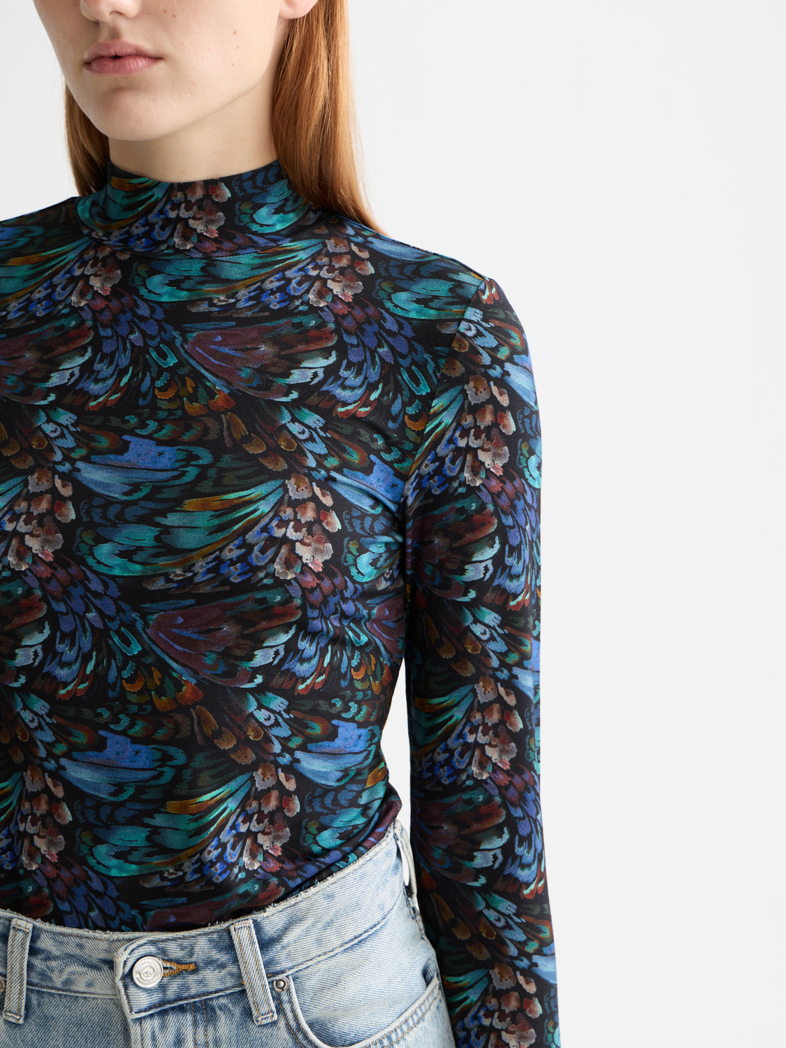 Printed mock neck - Scotch & Soda AU