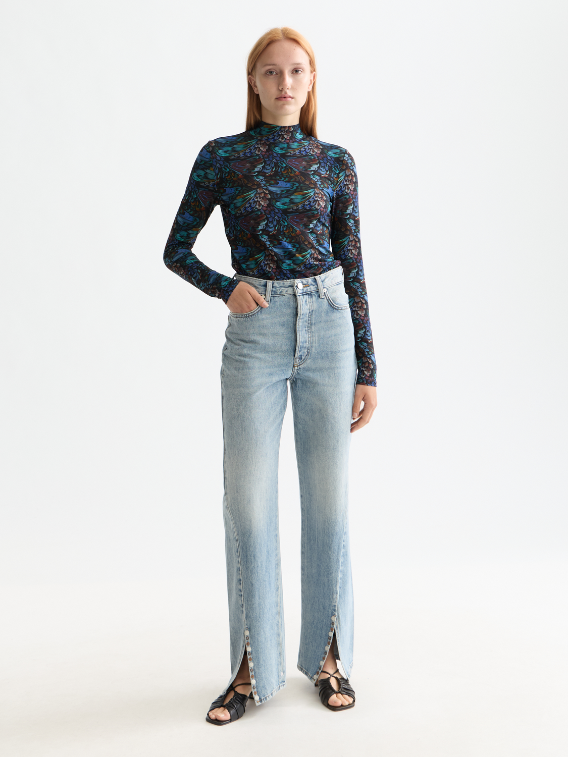 Printed mock neck - Scotch & Soda AU