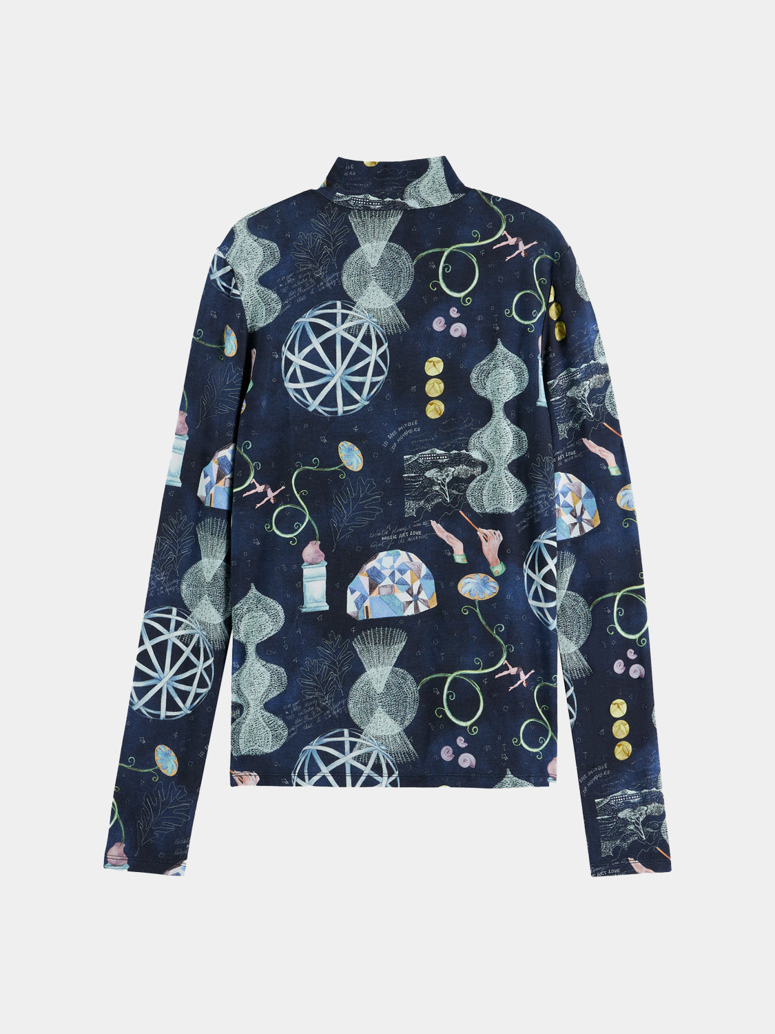 Printed mock neck - Scotch & Soda AU
