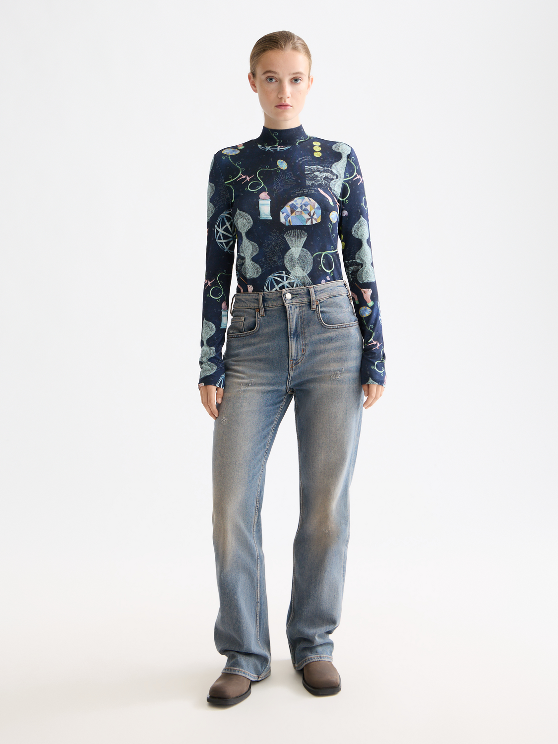Printed mock neck - Scotch & Soda AU