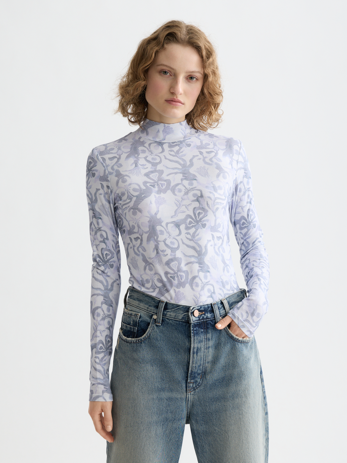 Printed mock neck - Scotch & Soda AU