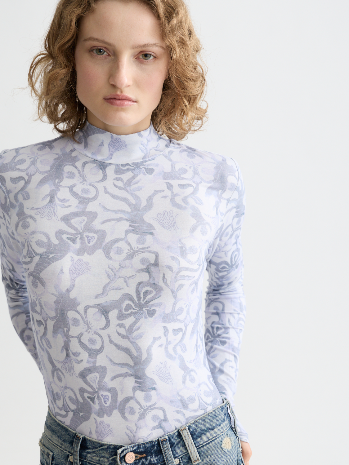 Printed mock neck - Scotch & Soda AU