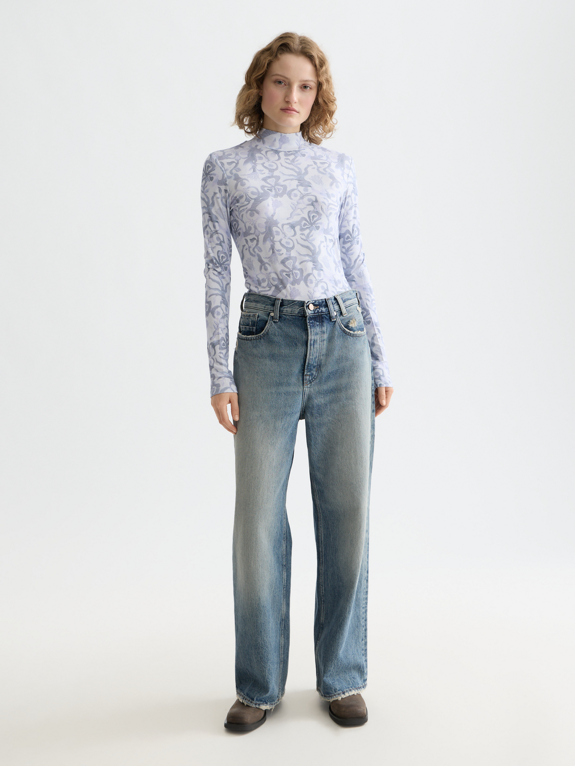 Printed mock neck - Scotch & Soda AU