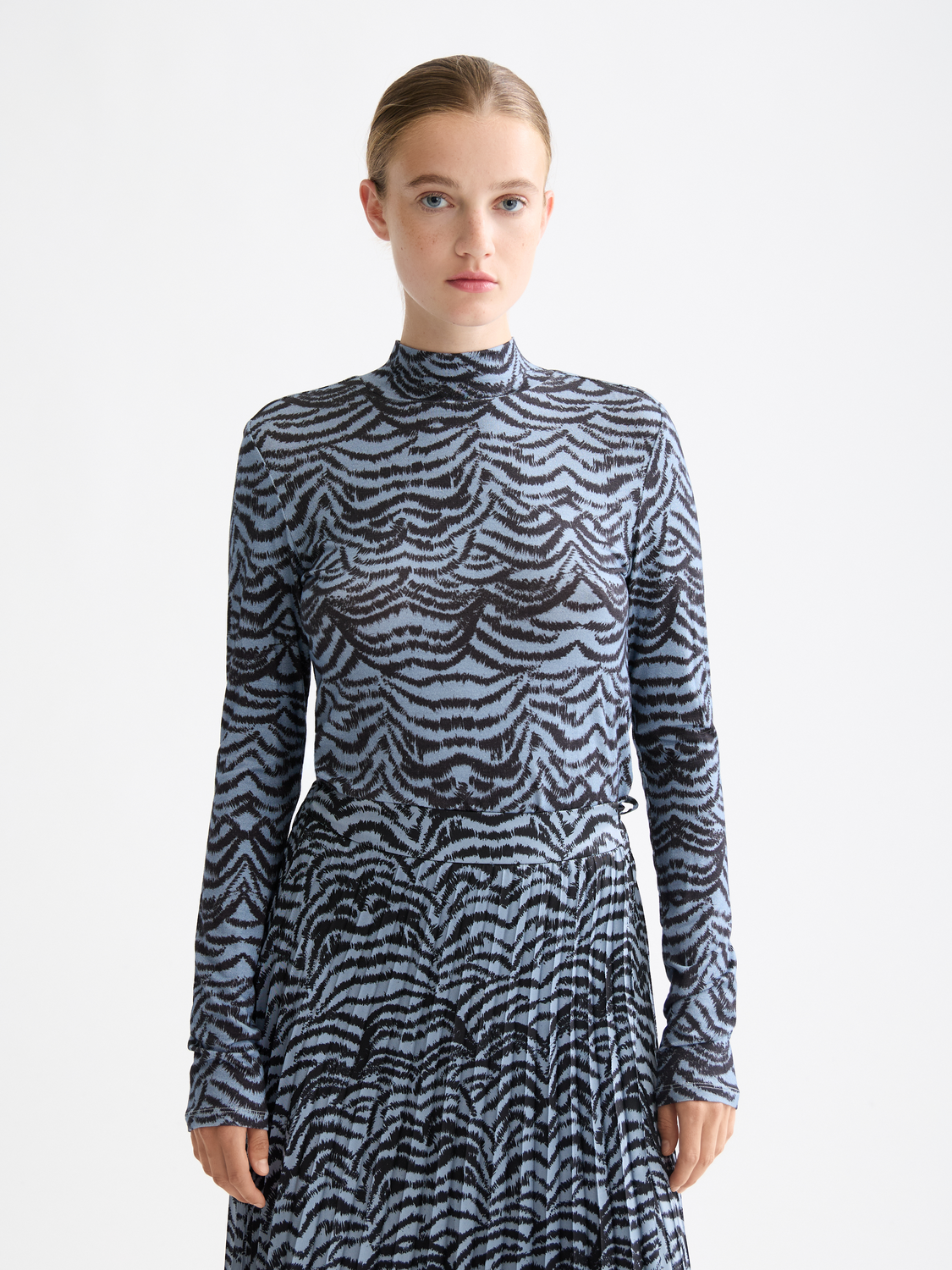 Printed mock neck - Scotch & Soda AU
