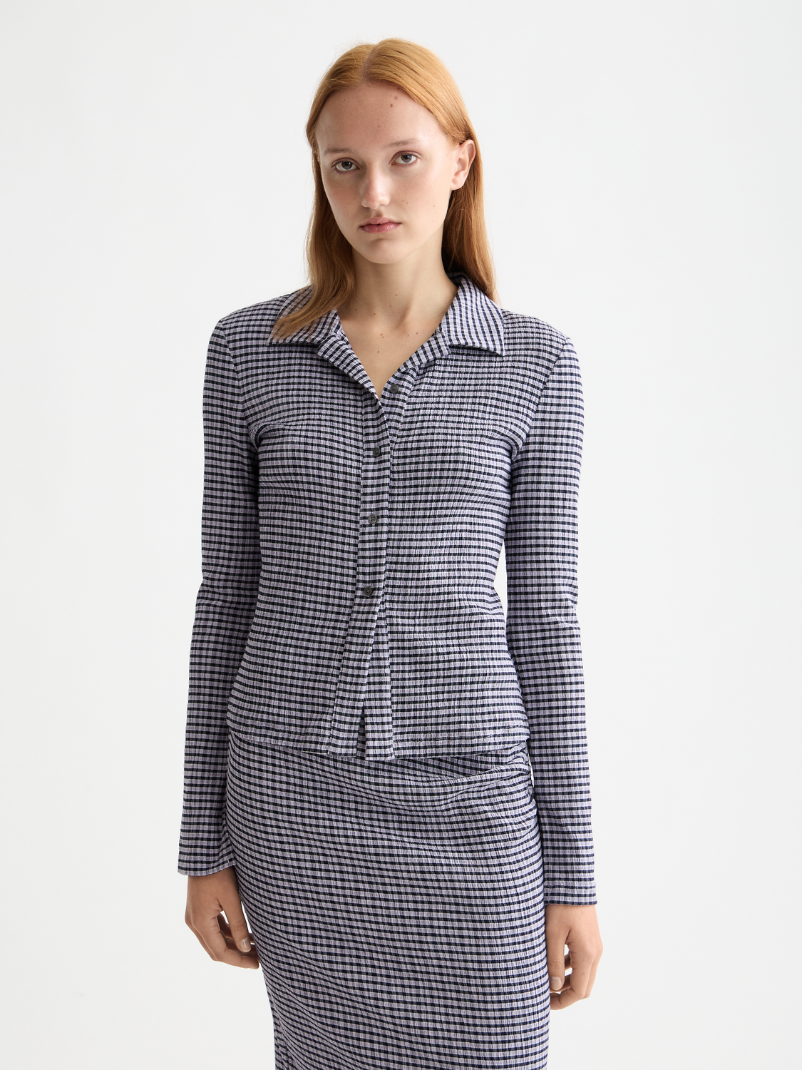 Gingham button up top - Scotch & Soda AU