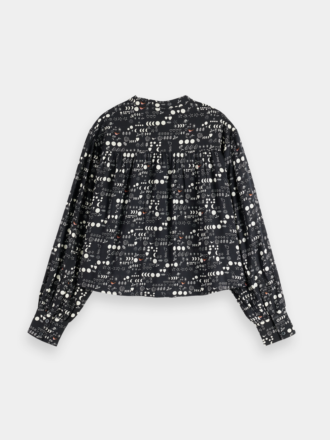 Printed pintuck shirt - Scotch & Soda AU