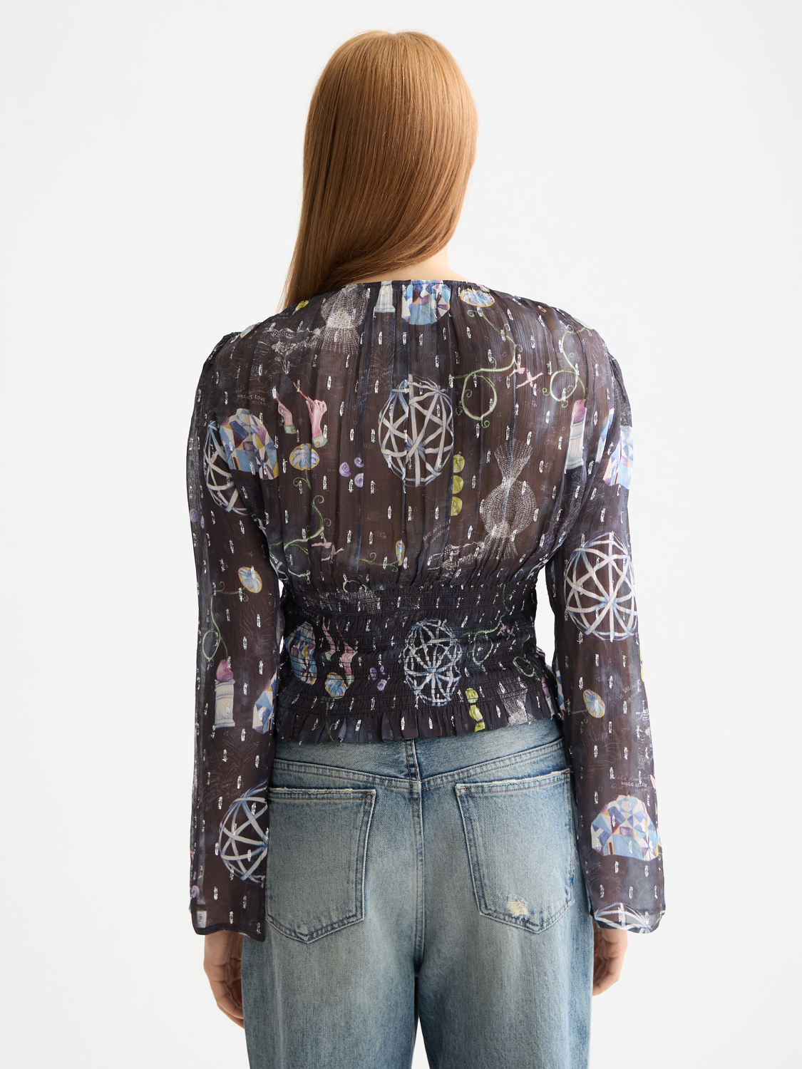 Smocked waist top - Scotch & Soda AU