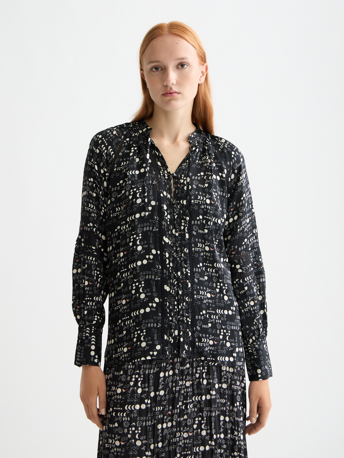 Lace detail blouse - Scotch & Soda AU