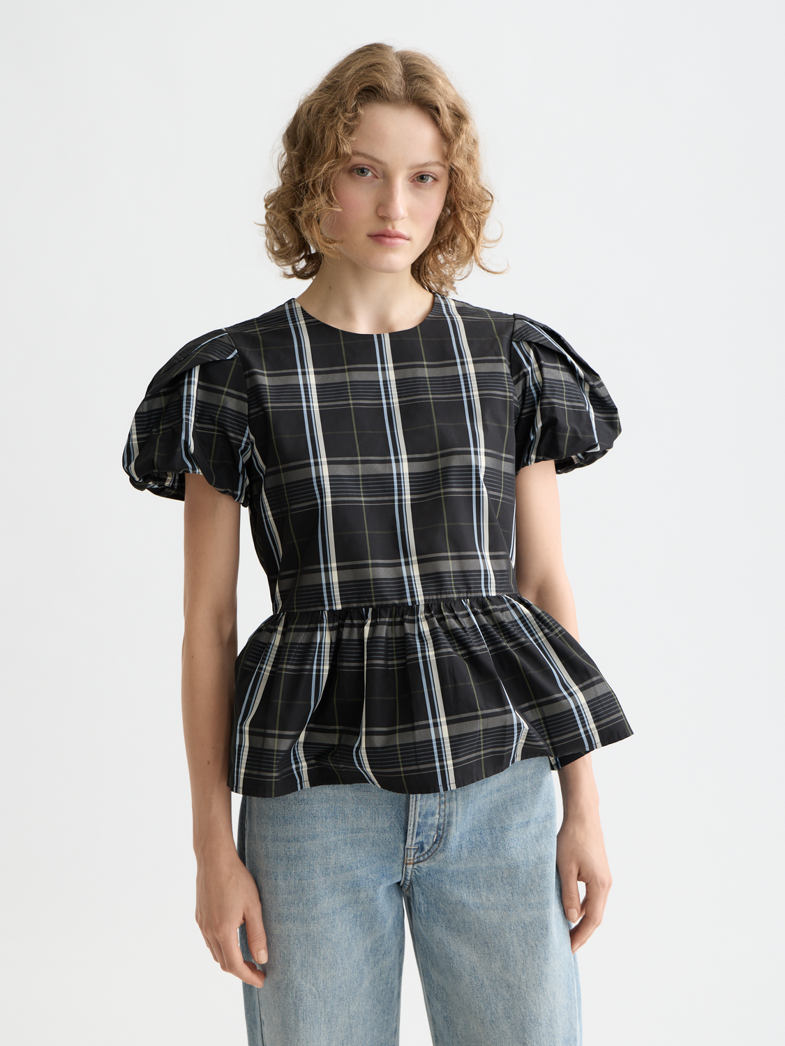 Taffeta peplum top - Scotch & Soda AU